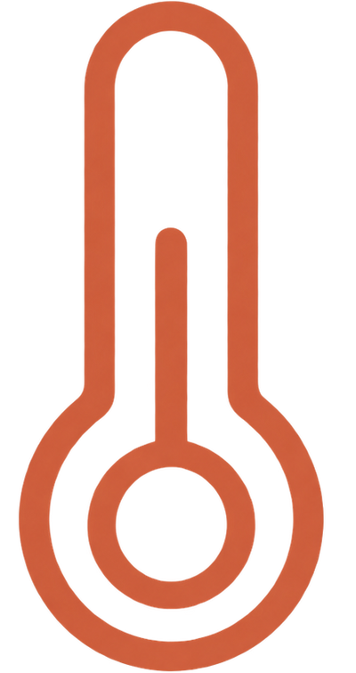<p>40–55°C</p>
